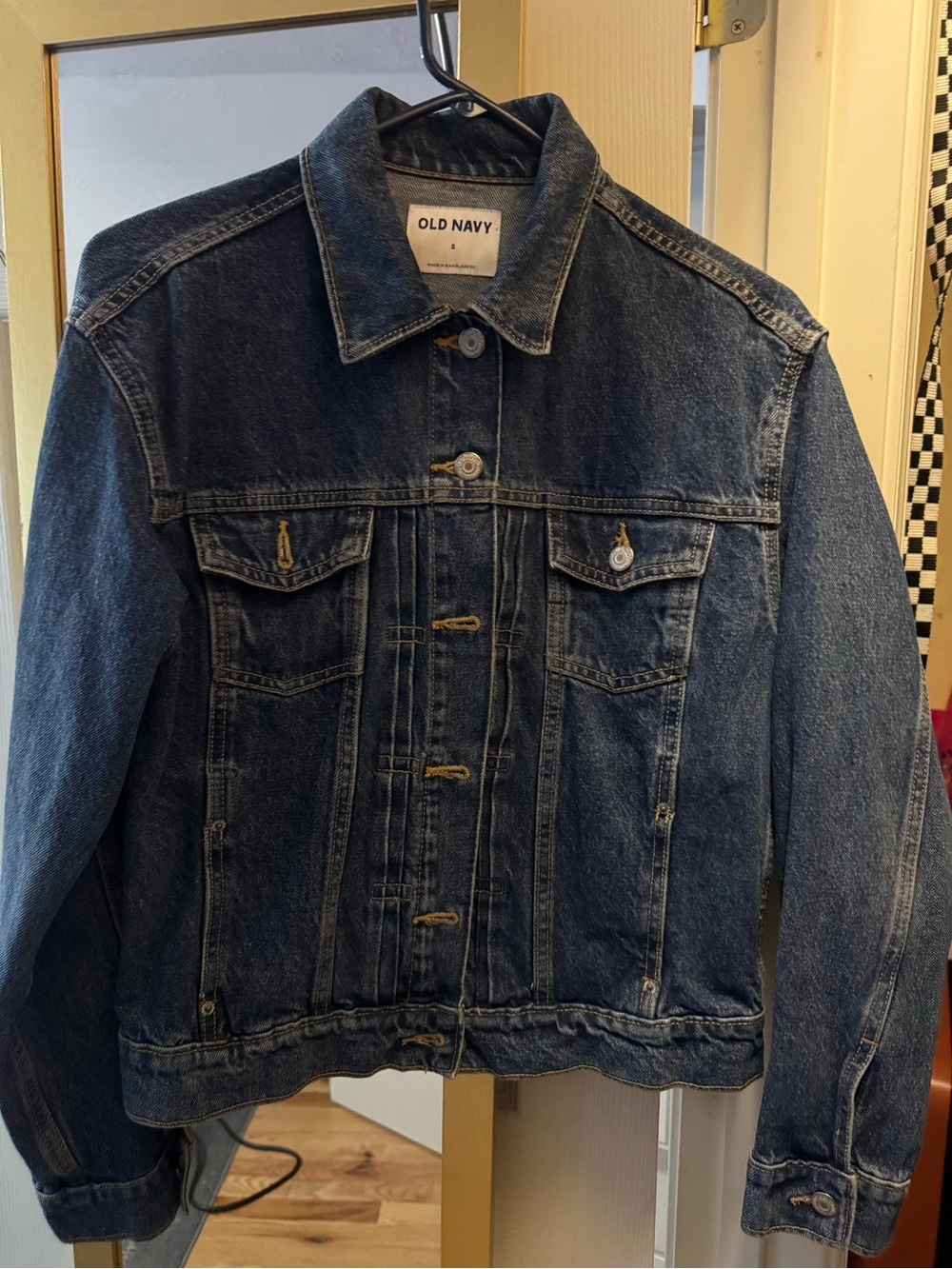 Old Navy Dark Blue Denim Jean Jacket - Women's